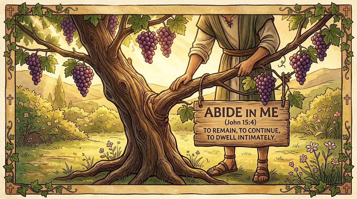 abide meaning in the bible