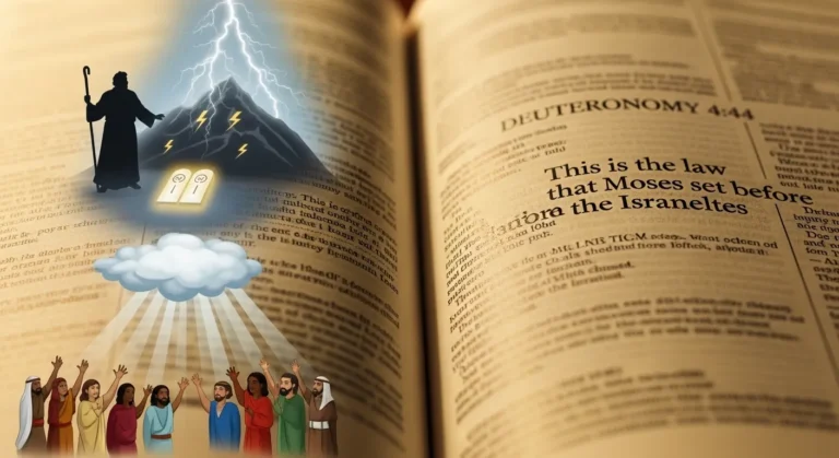 Bible Verse 4:44 Meaning