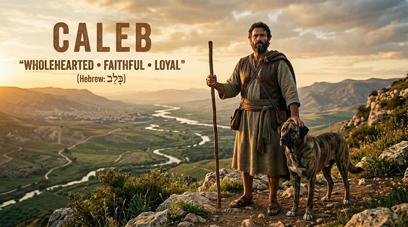 caleb name meaning bible