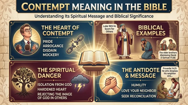 Contempt Meaning in the Bible