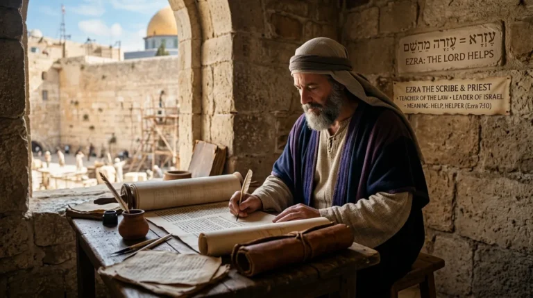 Ezra Name Meaning Bible