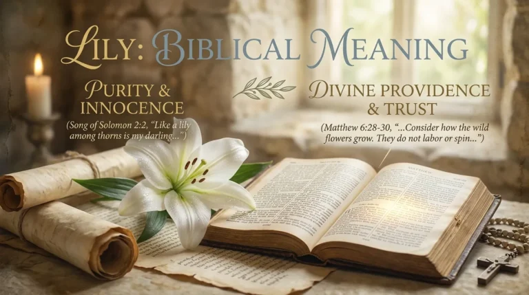 Lily Name Meaning in the Bible