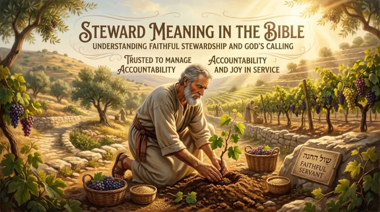 Steward Meaning in the Bible