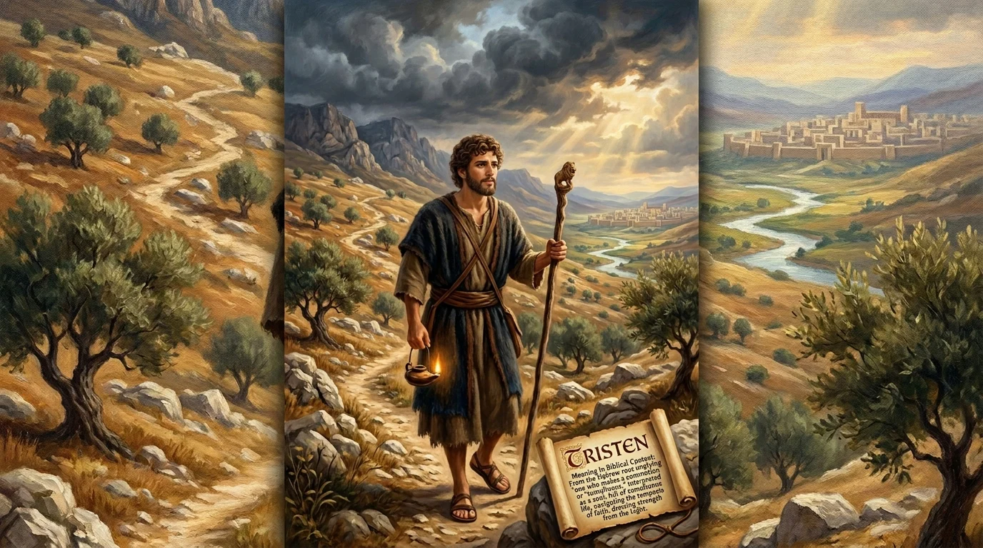 tristen name meaning bible