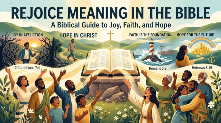 Rejoice Meaning in the Bible